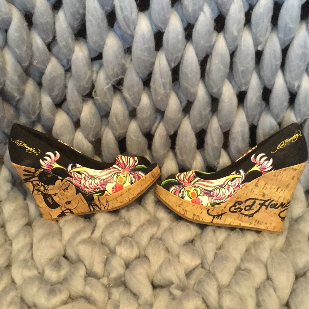 Ed Hardy wedges